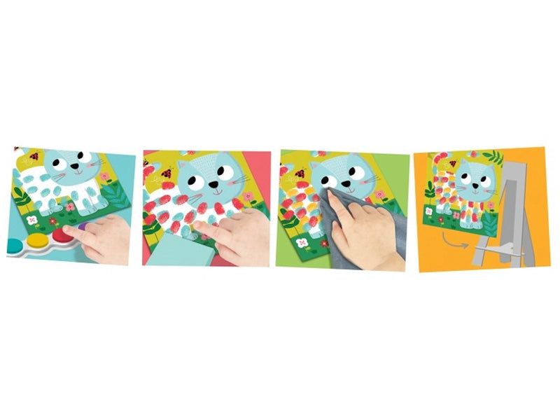 achat Coffret de peinture au doigt "Adorables compagnons"