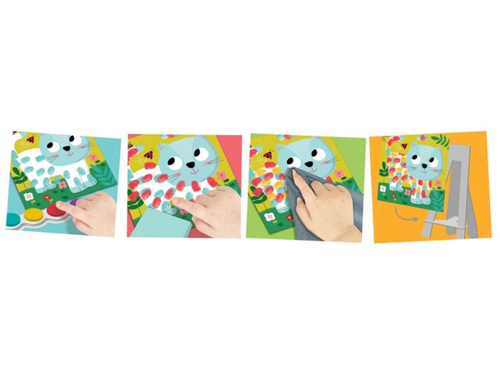 Achat Coffret de peinture au doigt "Adorables compagnons"