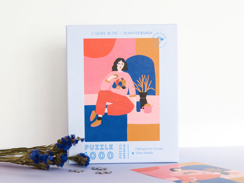 Achat Puzzle L'heure du thé par Jennifer Bouron -  1000 pièces