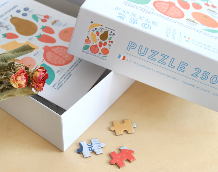 achat Puzzle 250 pièces 40x30 cm Les vitaminés par La mandarine bleue