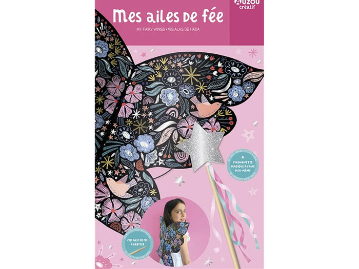 Achat Coffret créatif - Mes ailes de fée et ma baguette magique - Editions Auzou