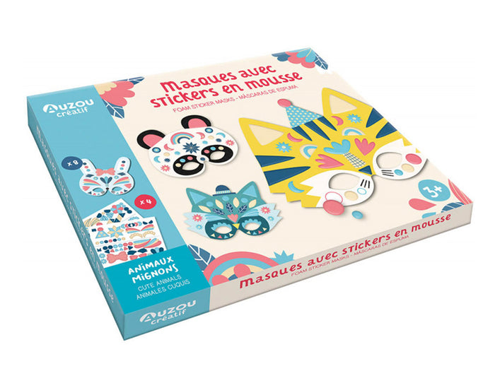 Achat Coffret créatif - Masques avec stickers en mousse - Editions Auzou