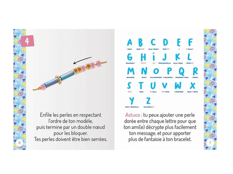 Achat Kit créatif - Mon duo de bracelets à message secret - Mon superbe bijou
