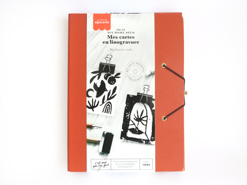 Achat KIT DIY DECO - Mes cartes en linogravure