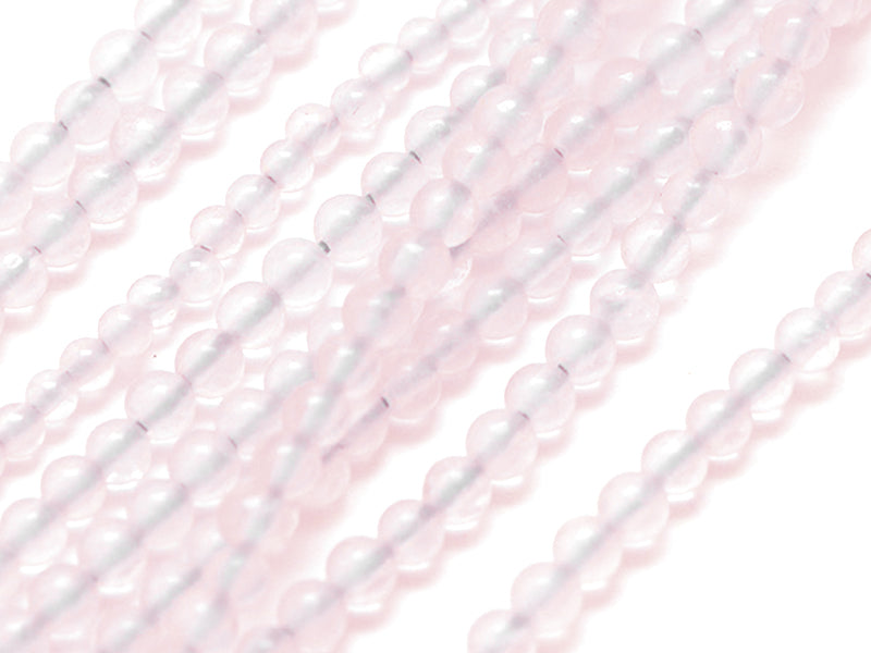 Achat Lot de 50 perles naturelles 2 mm - Quartz rose