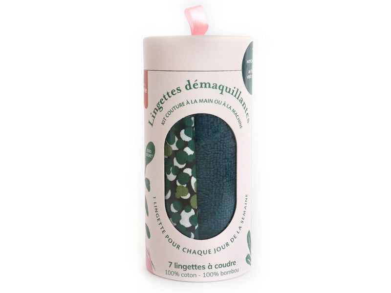 Achat Kit couture - 7 lingettes démaquillantes à coudre - Nature