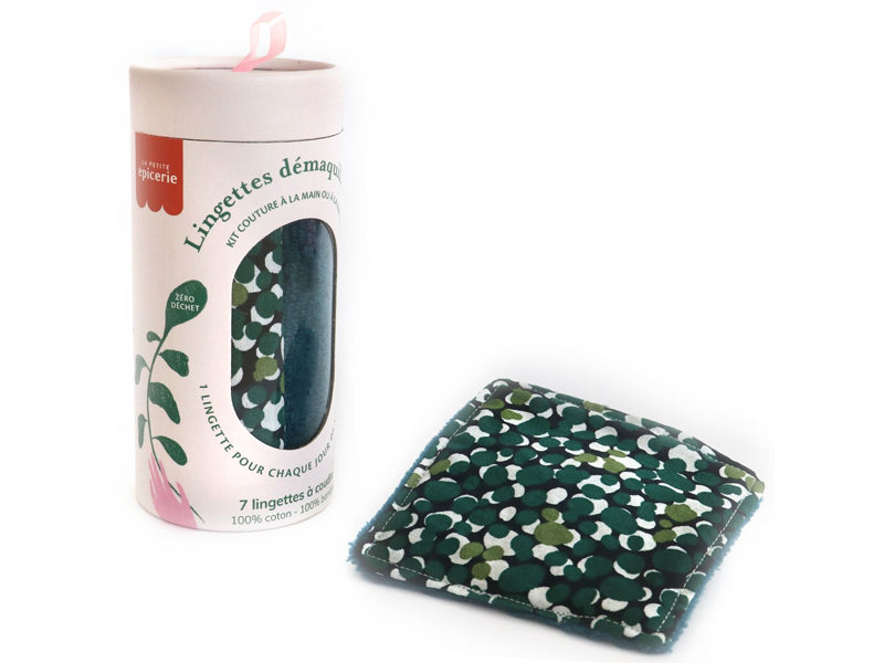Achat Kit couture - 7 lingettes démaquillantes à coudre - Nature