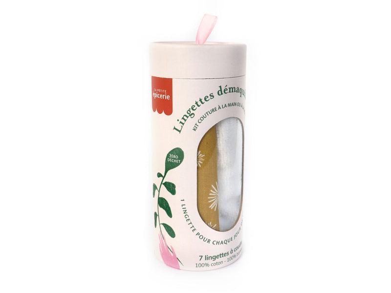 achat Kit couture - 7 lingettes démaquillantes à coudre - Paquerettes