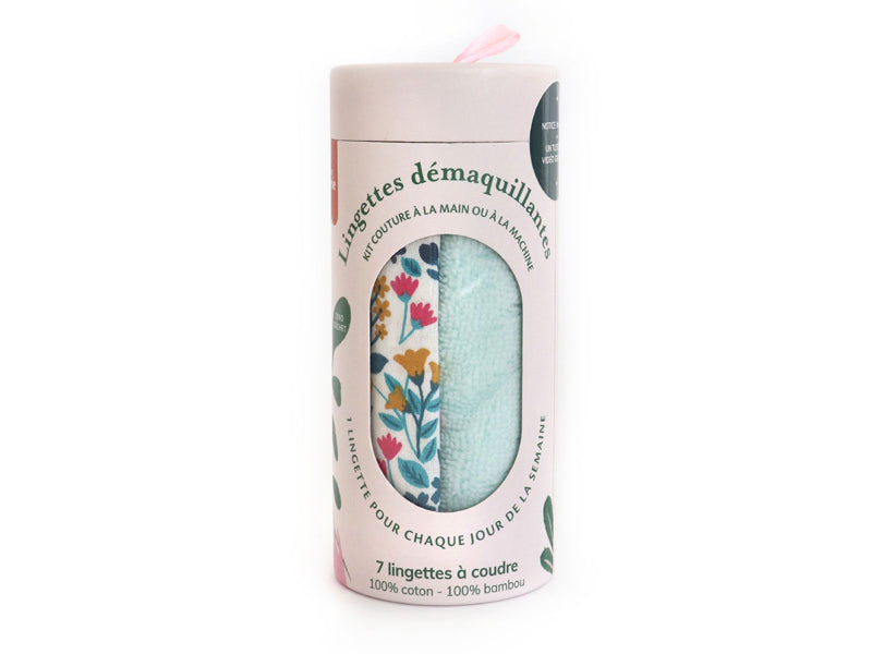 Achat Kit couture - 7 lingettes démaquillantes à coudre - Champs