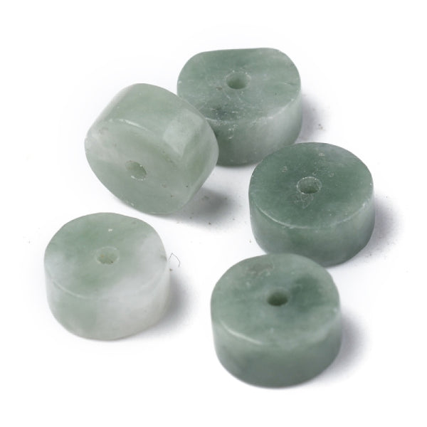 Achat Lot de 20 perles heishi naturelles - 6 mm