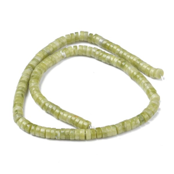 Achat Lot de 20 perles heishi naturelles 6 mm - Jade