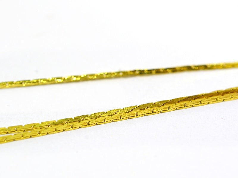 achat Chaîne serpentine 0,6 mm dorée  x 20 cm