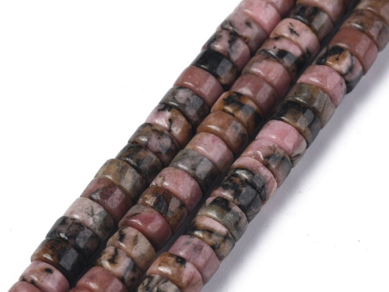 Achat Lot de 20 perles heishi naturelles - Rhodonite