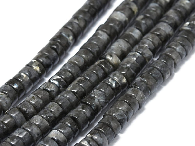 Achat Lot de 20 perles heishi naturelles 6 mm - Labradorite naturelle
