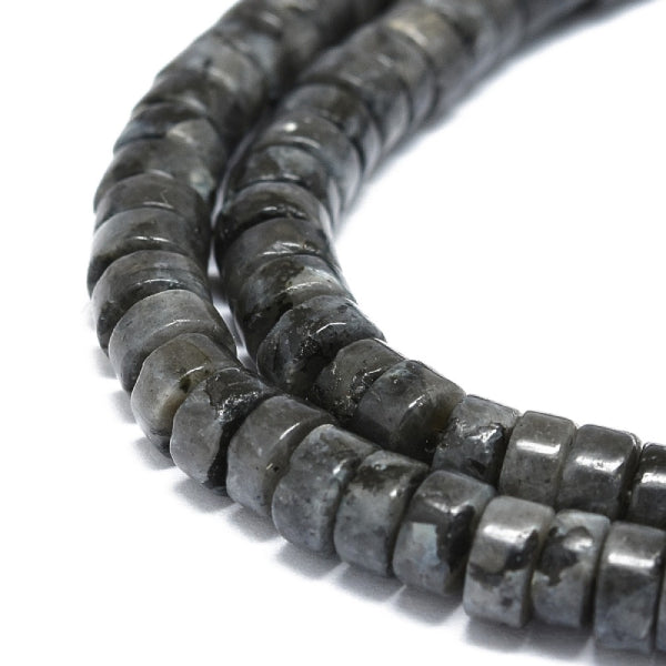 achat Lot de 20 perles heishi naturelles 6 mm - Labradorite naturelle