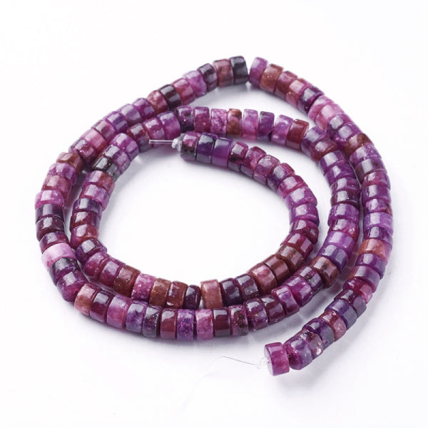 achat Lot de 20 perles heishi naturelles 6 mm - Kunzite naturelle