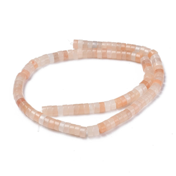 achat Lot de 20 perles heishi naturelles 6 mm - Aventurine rose