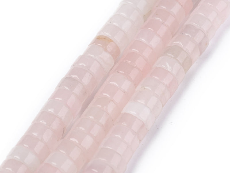 Achat Lot de 20 perles heishi naturelles 6 mm - Quartz rose