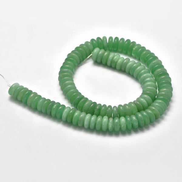 achat Lot de 20 perles heishi naturelles 6 mm - Aventurine verte
