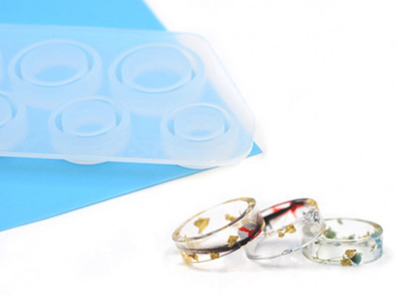 Achat Moule en silicone - Bague géométrique - 14,5 x 6,4 cm