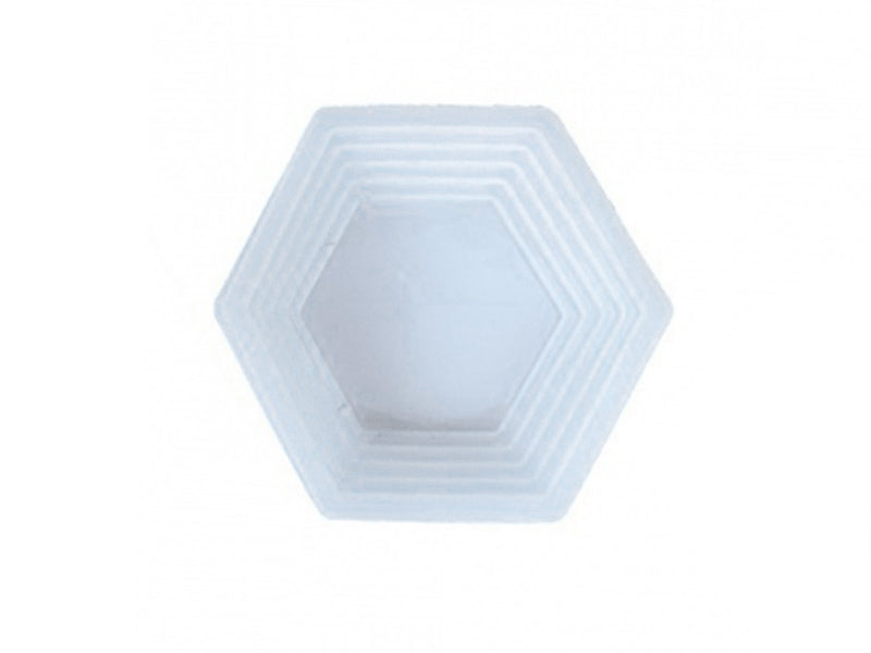 Achat Moule en silicone - Coupelle Hexagonal - 16 x 14,5 cm