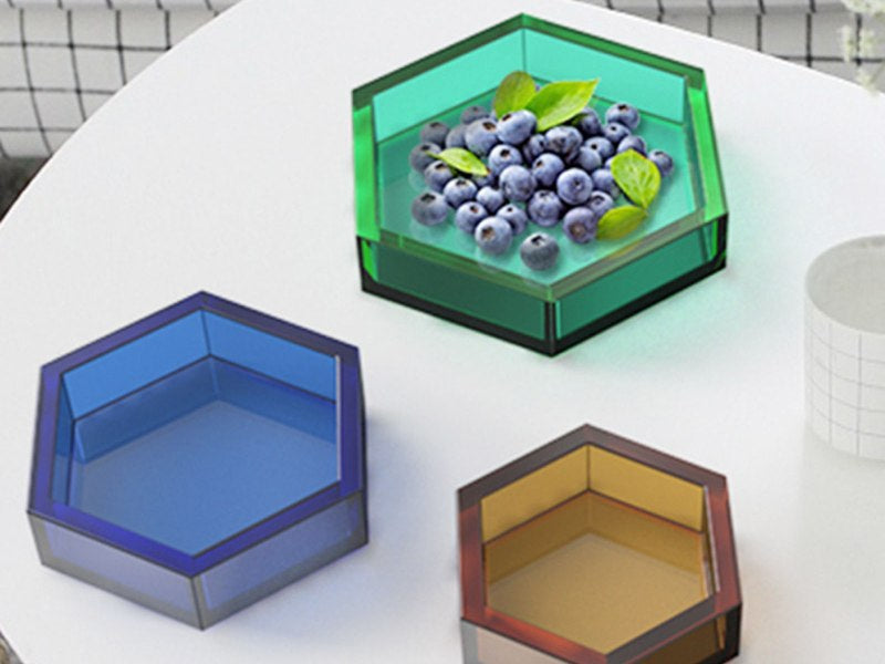 Achat Moule en silicone - Moyenne coupelle hexagonale - 15,8 x 13,9 cm