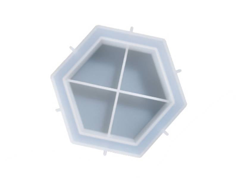 Achat Moule en silicone - Petite coupelle hexagonale - 13,1 x 11,6 cm