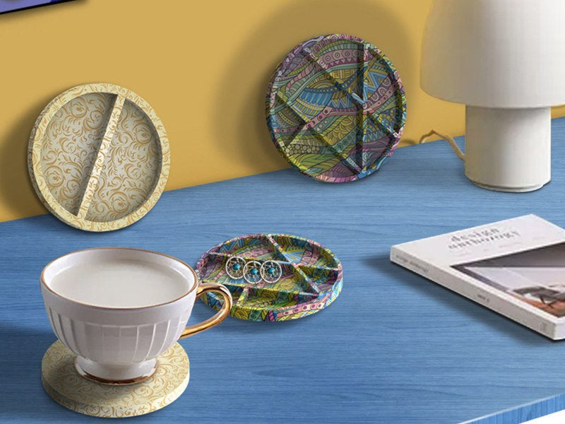 achat Moule en silicone - Coupelle ronde 2 compartiments - 11,4 cm de diamètre