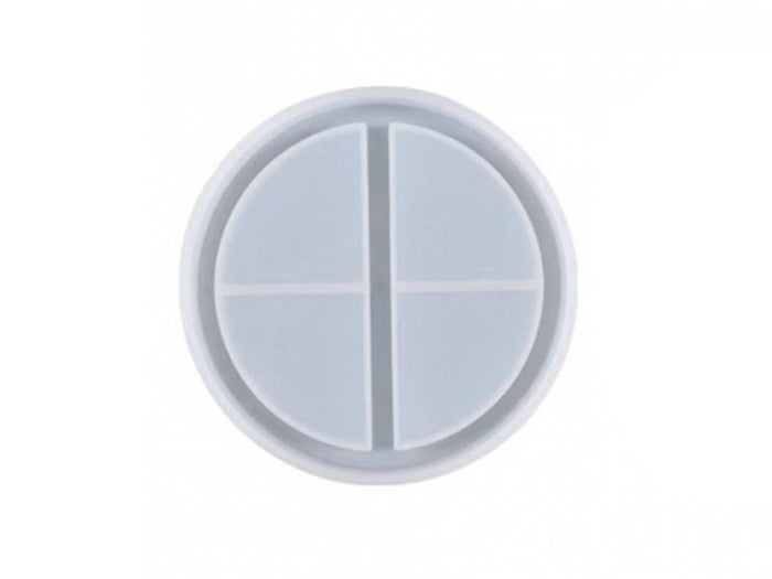 Achat Moule en silicone - Coupelle ronde 2 compartiments - 11,4 cm de diamètre
