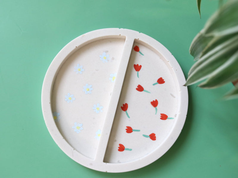 achat Moule en silicone - Coupelle ronde 2 compartiments - 11,4 cm de diamètre
