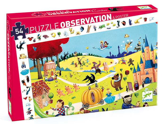 Achat Puzzle observation - Contes - 54 pièces