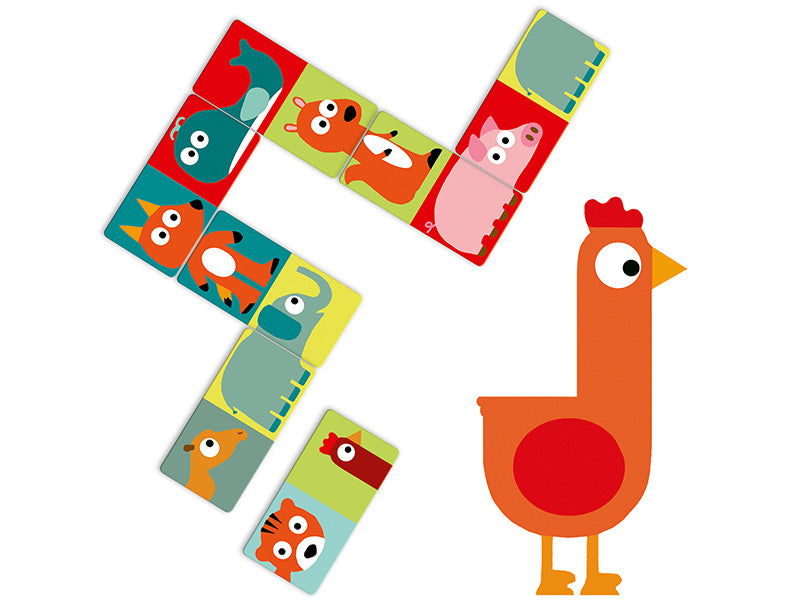 Achat Jeu de dominos "Animo puzzle" - 28 pièces