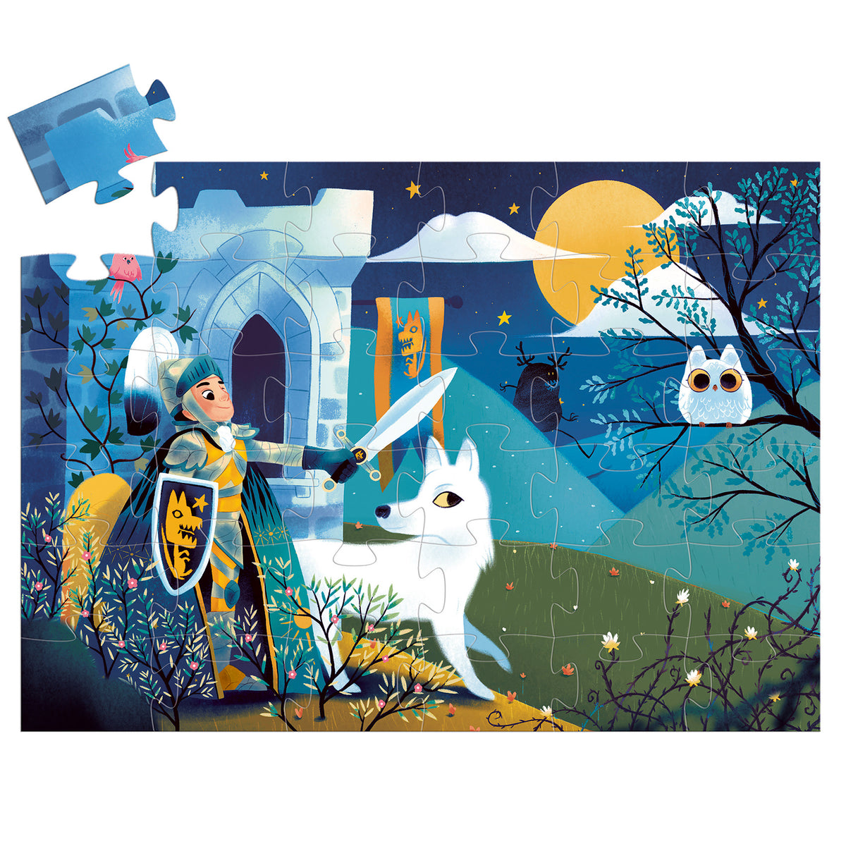 achat Puzzle le chevalier de la pleine lune - 36 pièces