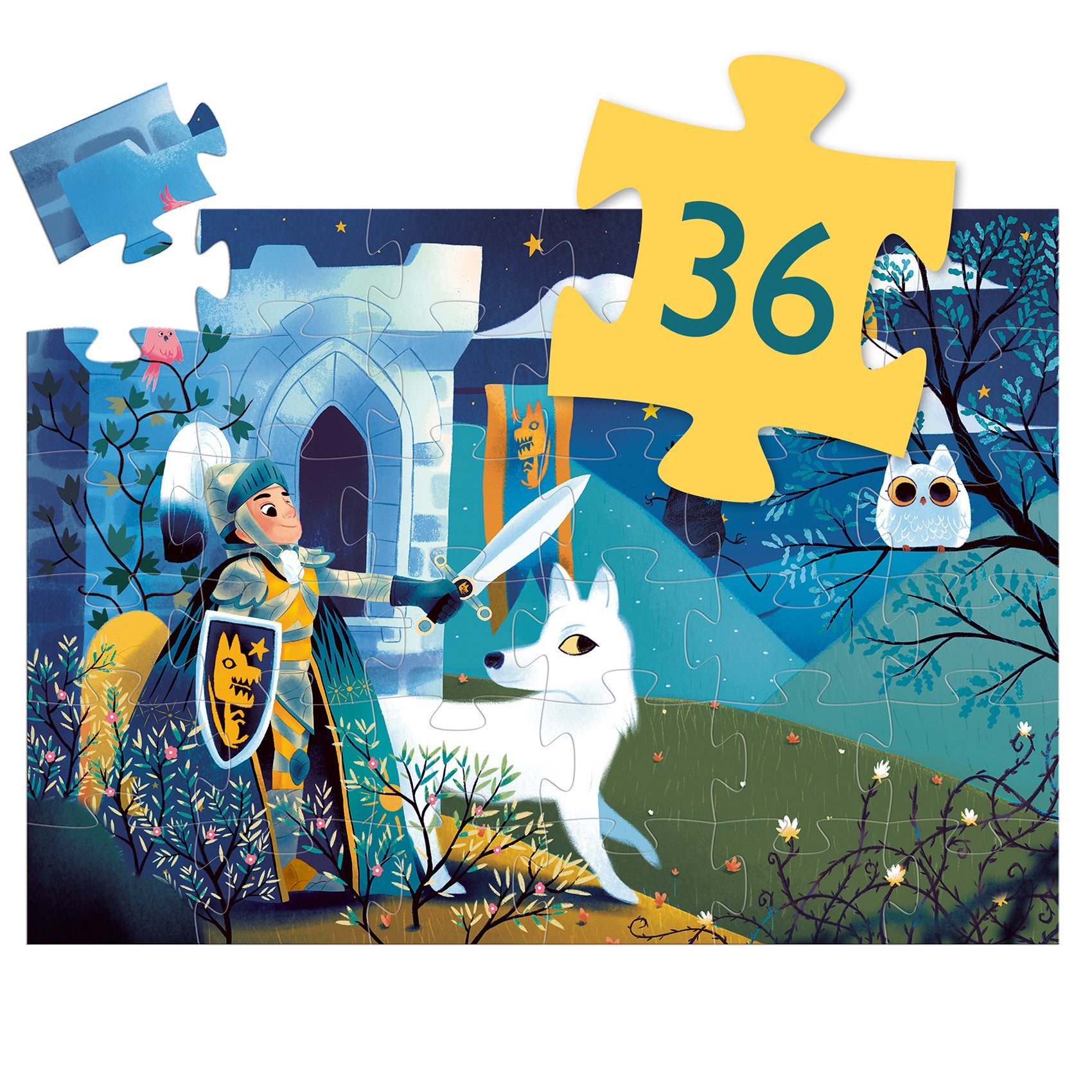achat Puzzle le chevalier de la pleine lune - 36 pièces