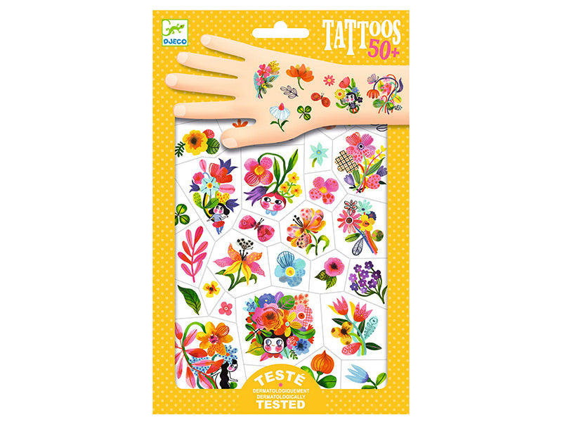 Achat 50 tatouages - Aqua flor