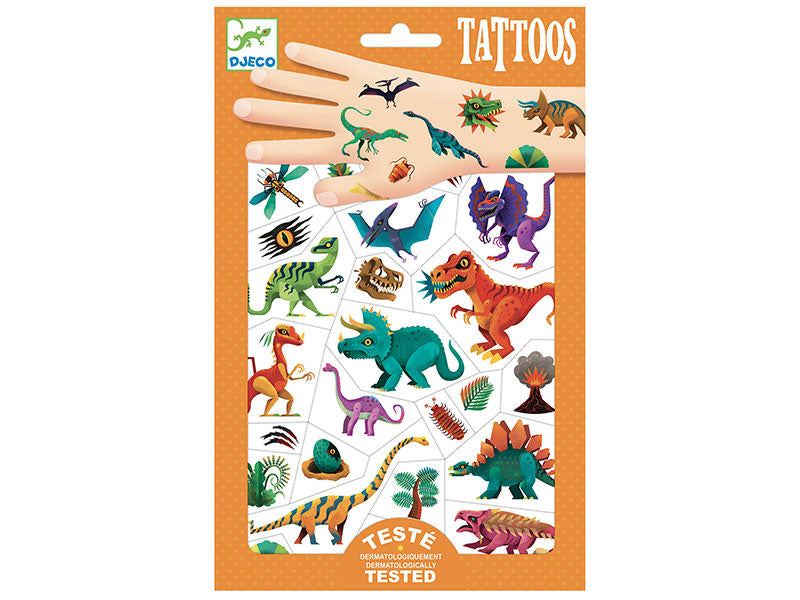 Achat 50 tatouages - Dino club