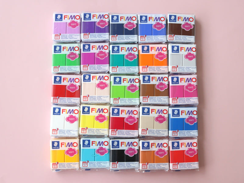 Achat Pack 25 pains fimo soft