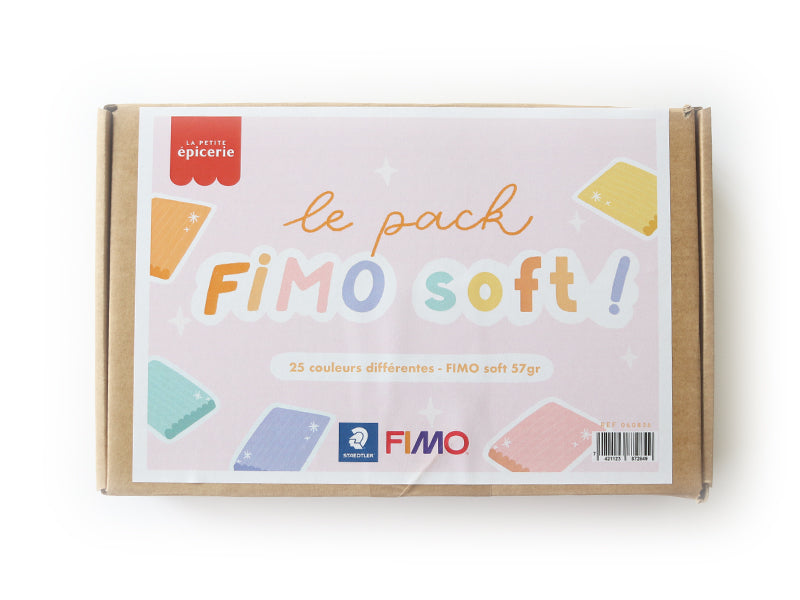 Achat Pack 25 pains fimo soft