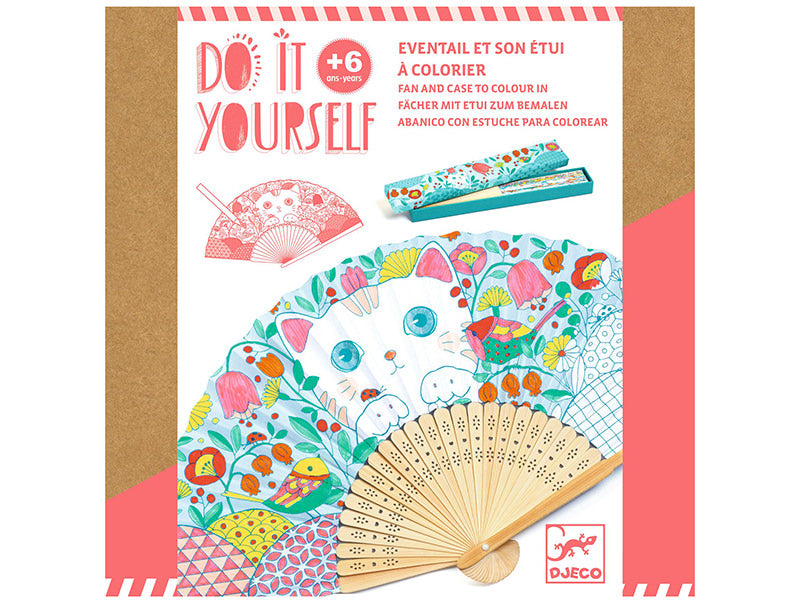 Achat Kit DIY - Eventail à colorier - Koneko