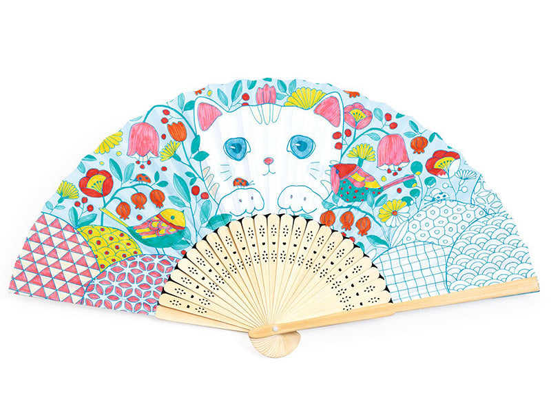 Achat Kit DIY - Eventail à colorier - Koneko