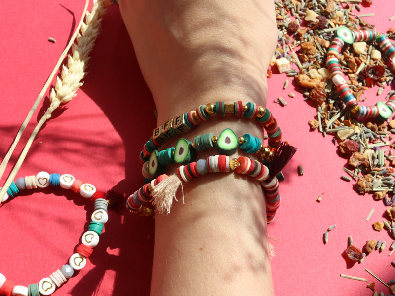 achat Mélange de perles heishi et de breloques - Dakar