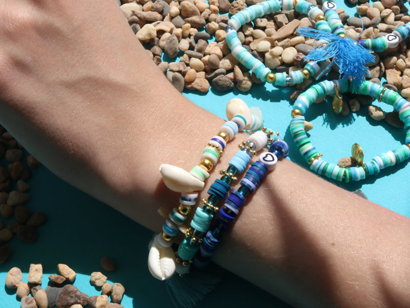 achat Mélange de perles heishi et de breloques - Bali