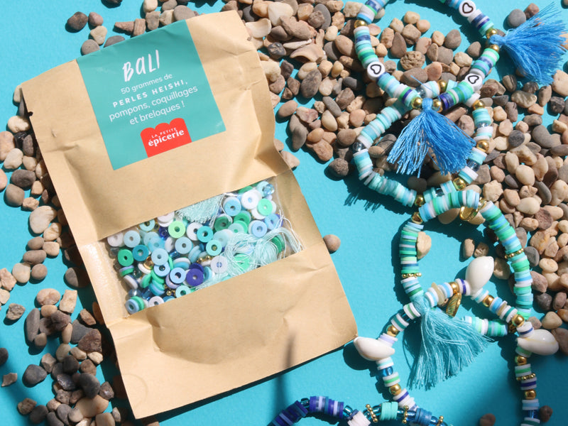 achat Mélange de perles heishi et de breloques - Bali