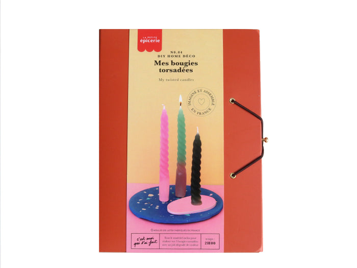 Achat Kit DIY Home Déco - Mes bougies torsadées