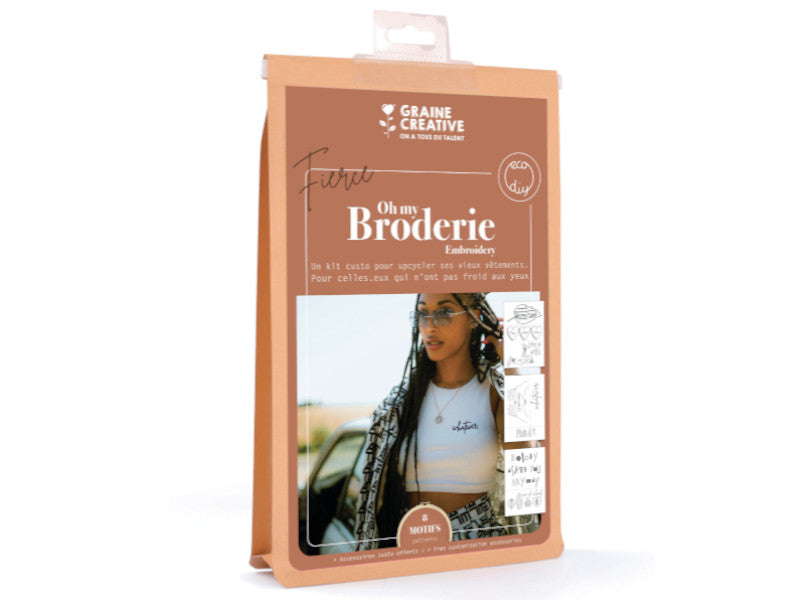 Achat Kit de broderie sur vêtement - Fierce
