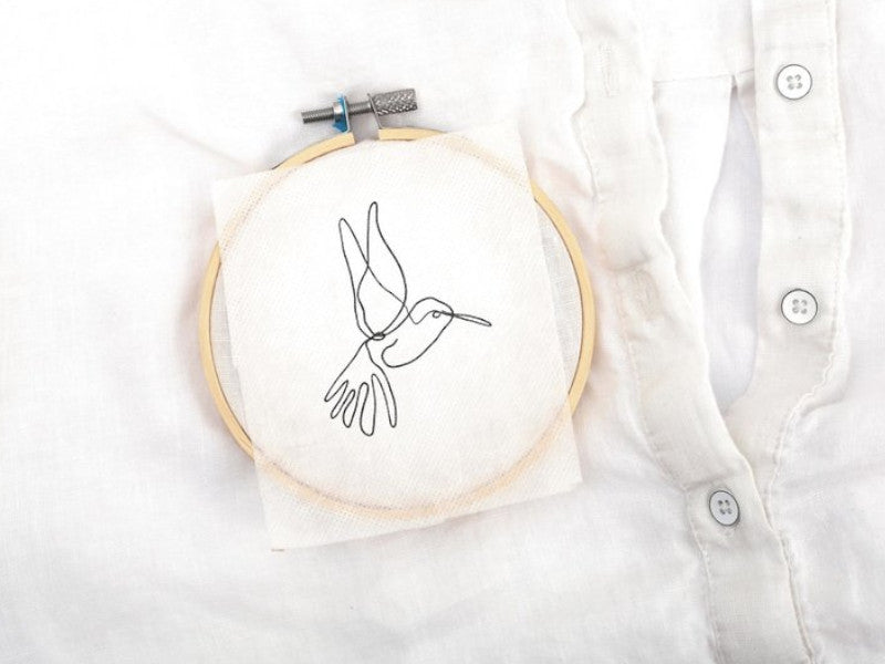 Achat Kit de broderie sur vêtement - Line Art