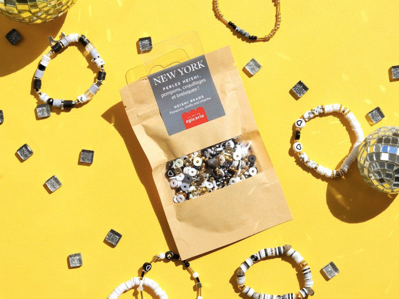 achat Mélange de perles heishi et de breloques - New York