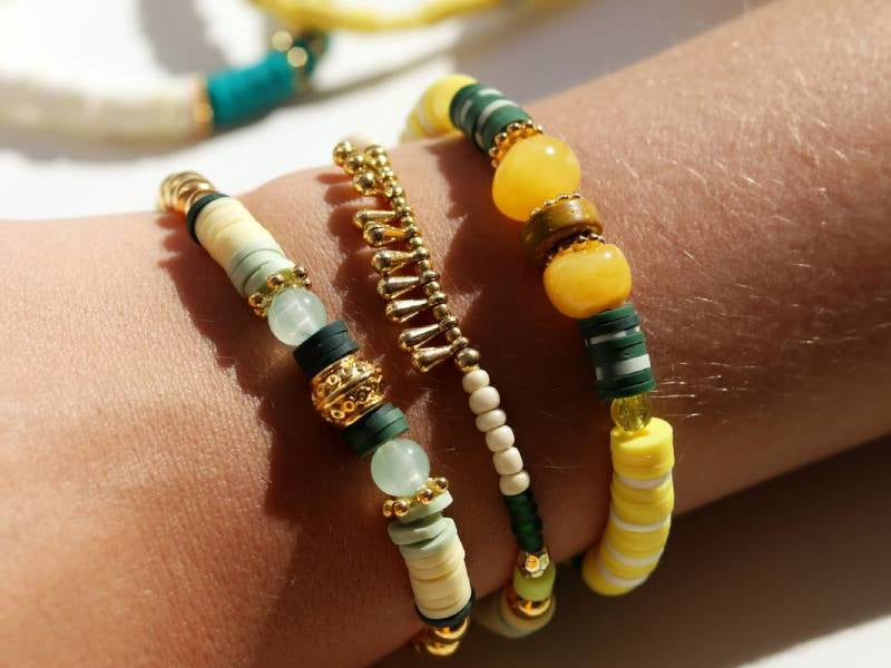achat Mélange de perles heishi et de breloques - Syracuse