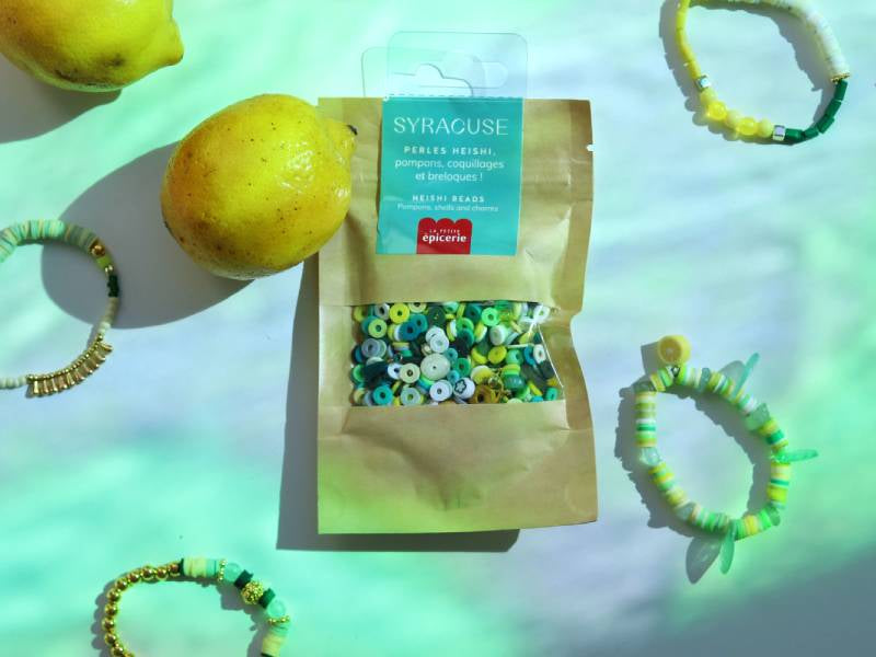 achat Mélange de perles heishi et de breloques - Syracuse
