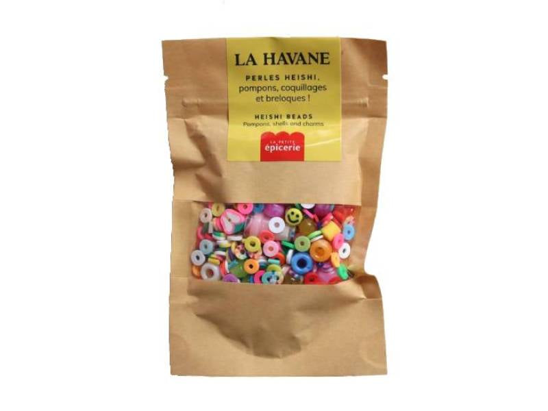 Achat Mélange de perles heishi et de breloques - La Havane
